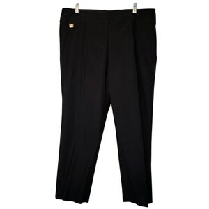 LISETTE L Montreal Elegant Black Dress Slimming Capri Pants 16 Like New